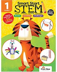 Evan-Moor Smart Start STEM Grade 1. Activity Book Hands-on STEM Activities and Critical Thinking Skills