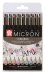 Набор капиллярных ручек Pigma Micron, 9 цветов, 0,45 мм