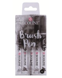 Набор маркеров Royal Talens "Ecoline" (серые цвета), 5 штук