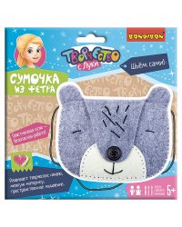 Сумочка из фетра. Мишка