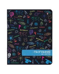 Тетрадь предметная "Яркое настроение. География", А5, 48 листов, клетка