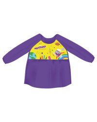 Фартук-накидка с рукавами для труда и занятий творчеством &quot;Юнландия&quot;, 50х65 см, цвет: фиолетовый