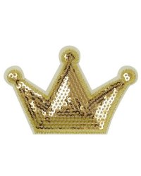 Термоаппликация из пайеток "Корона", 8,5x5 см, арт. 5AS-241