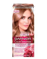 Стойкая питательная крем-краска для волос Garnier "Color Sensation", оттенок 8.12, розовый перламутр, 110 мл