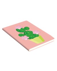 Блокнот для записей. Get Glitter! Кактус, В6, 80 листов, линия