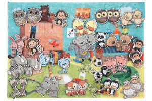 Обложка книги «Комната с игрушками, с полем»