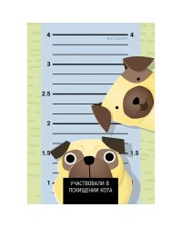 Книга для записей "Пушистые хулиганы", А6, 96 листов, клетка