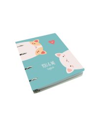 Тетрадь на кольцах "Cute &amp; Funny. Дизайн 3", А5, 100 листов, клетка
