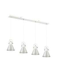 Светильник подвесной Lumion "OLLIE", E14, 4х40 Вт, 220 В (белый, серебряный)