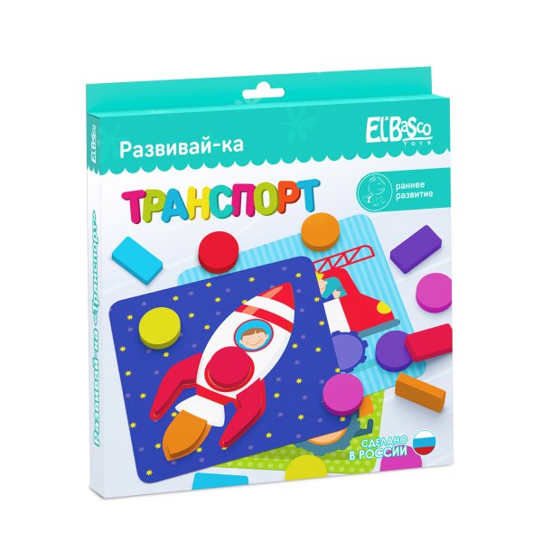 Обложка книги «Развивающая игра с карточками "Развивай-ка. Транспорт"»