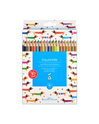 Карандаши акварельные "HappyColor", 36 цветов