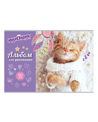 Альбом для рисования. Кот в свитер, А4, 40 листов