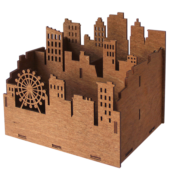 Органайзер "Город. Карусель", цвет: палисандр Органайзер "Город. Карусель", цвет: палисандр