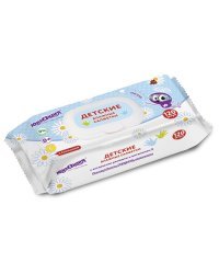 Салфетки влажные для детей &quot;Юнландия&quot;, универсальные, очищающие, 120 штук