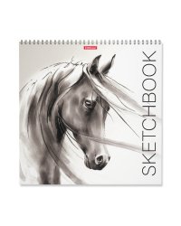 Альбом для эскизов на спирали "Wild Horse", 297x297 мм, 40 листов