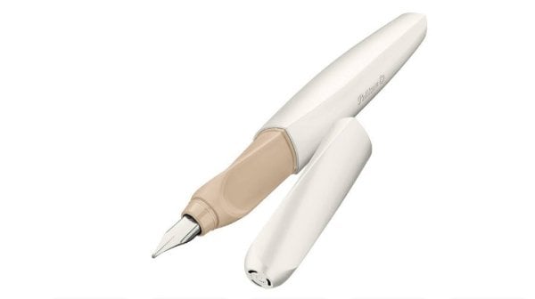Ручка перьевая Pelikan Office Twist Classy Neutral P457, белый жемчуг