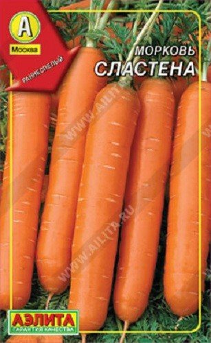 Обложка книги «Семена. Морковь "Сластена" (вес: 300 штук)»