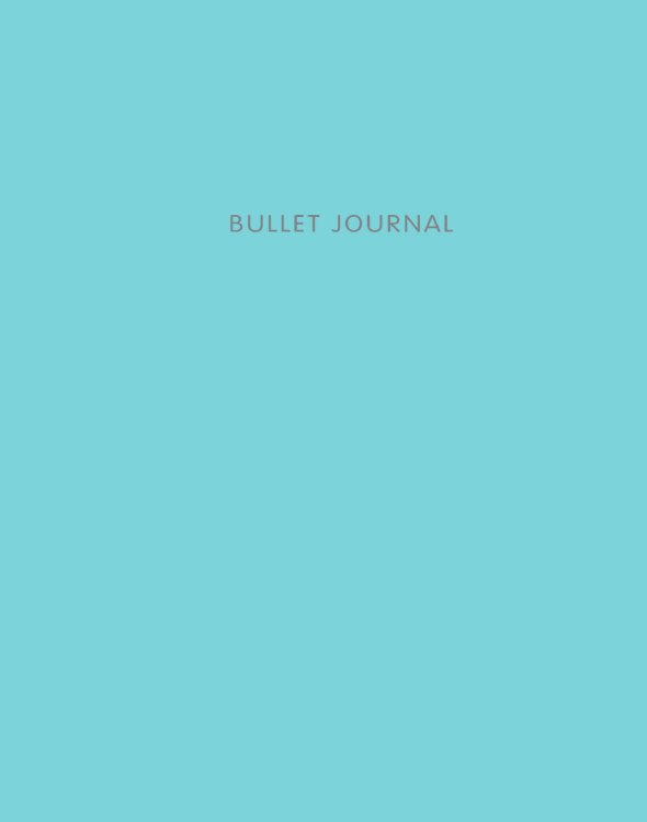 Блокнот в точку. Bullet Journal, 120 страниц, бирюзовый