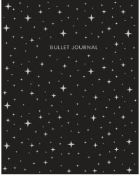 Блокнот в точку. Bullet Journal. Звезды, 120 страниц, черный