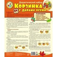 Корзинка с дарами осени. Оформительский и дидактический набор: 64 картинки (ламинированный)