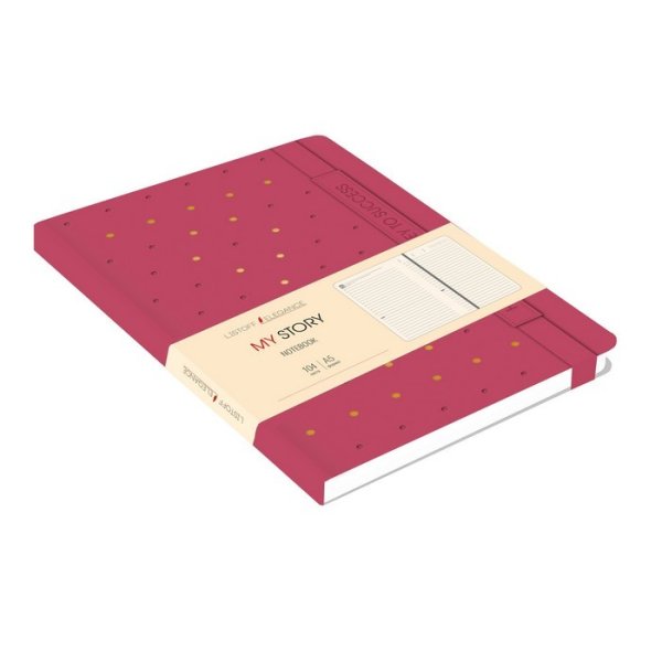 Обложка книги «Ежедневник недатированный. My Story. Помада, А5, 104 листа»