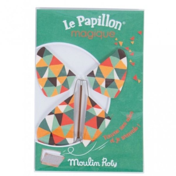 Волшебная бабочка "Moulin Roty", цвет: зеленый