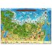 Обложка книги «Карта России для детей "Карта нашей Родины", 590x420 мм, интерактивная»