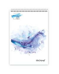 Альбом для рисования (скетчпад) с акварельной бумагой Stilsy, 20 листов, А4, арт. SBWS-0120