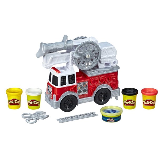 Обложка книги «Игровой набор с массой для лепки. Пожарная машина», ISBN 5010993597338
