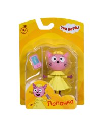 Фигурка пластиковая "Три кота. Лапочка", с аксессуарами, 7,6 см