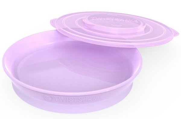 Обложка книги «Тарелка "Twistshake", цвет: пастельный фиолетовый (Pastel Purple)»