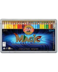 Карандаши цветные "Magic", 23+1 цветов