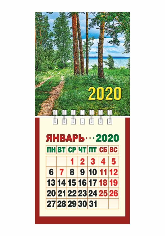 Календарь настенный "Серия 1" на 2020 год