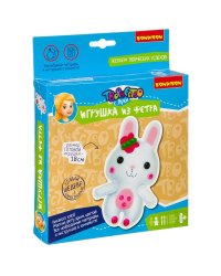 Игрушка из фетра. Зайчик