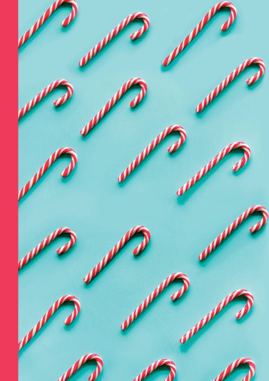 Блокнот с резинкой "Christmas Candy"