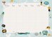 Планинг недатированный настольный "Weekly planner. Дизайн 1"
