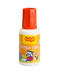 Клей ПВА "Мульти-Пульти", с кисточкой, 20 грамм