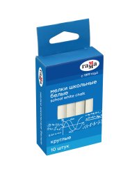 Мелки белые "Гамма", 10 штук