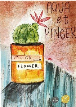 Альбом для рисования акварелью "Flower", А3, 10 листов