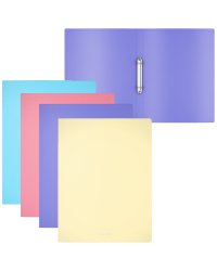 Папка на 2 кольцах "Pastel", 24 мм, 600 мкм