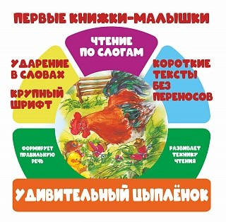 Чтение по слогам. Удивительный цыплёнок