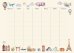 Планинг недатированный настольный "Weekly Planner. Дизайн 4", А4, 55 листов