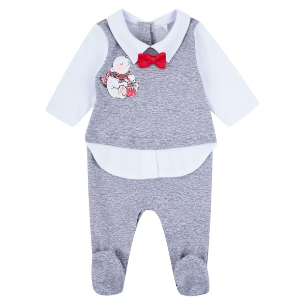Комбинезон Leader kids "Новый год" (цвет: серый, рост 68 см)