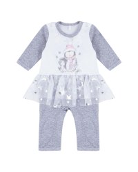 Комбинезон Leader kids "Новый год" (цвет: серый, рост 68 см)