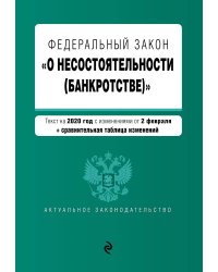 Федеральный закон "О несостоятельности (банкротстве)". Текст на 2020 год с изменениями от 2 февраля (+ сравнительная таблица изменений)