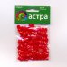 Пайетки граненые "Астра", 6 мм, 10 г, цвет: красный