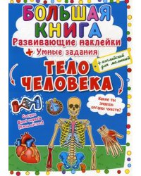 Большая книга. Тело человека. Развивающие наклейки. Умные задания