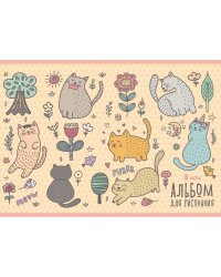 Альбом для рисования "Кошачьи забавы", 10 листов