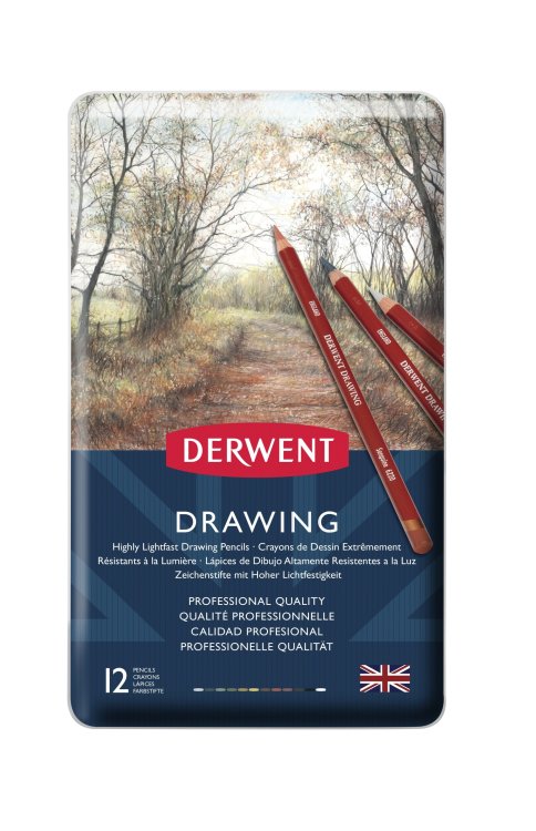 Набор цветных карандашей "Drawing", 12 цветов