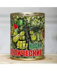 Носки в банке "Тактические", размер: 42-45